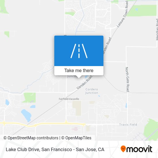 Lake Club Drive map