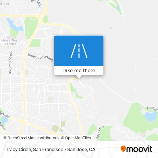 Tracy Circle map