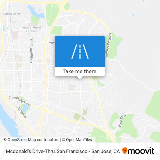 Mcdonald's Drive-Thru map