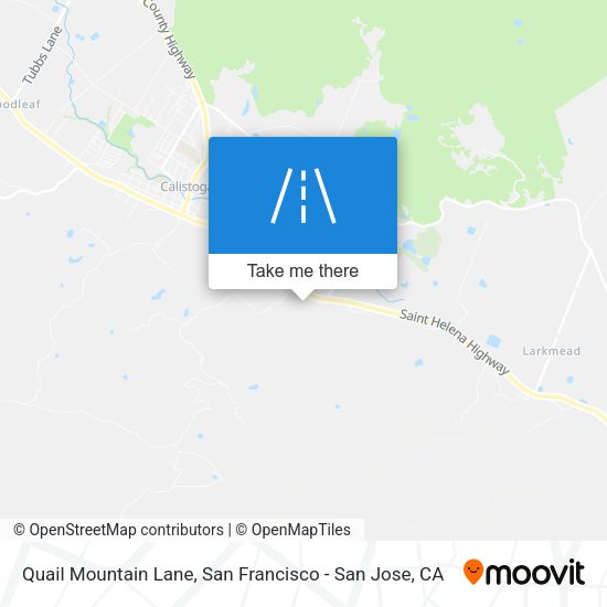 Quail Mountain Lane map