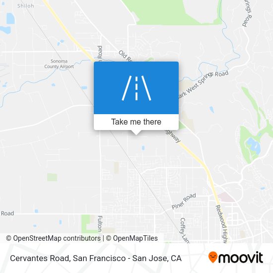 Mapa de Cervantes Road