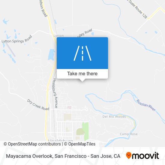 Mapa de Mayacama Overlook