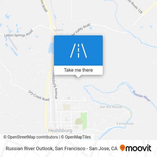 Russian River Outlook map
