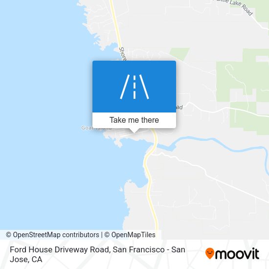 Ford House Driveway Road map