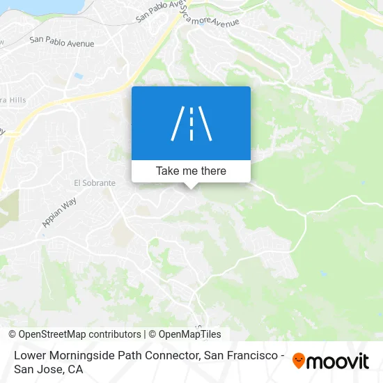 Lower Morningside Path Connector map