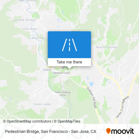Pedestrian Bridge map