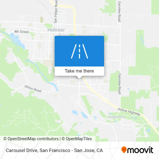 Carousel Drive map