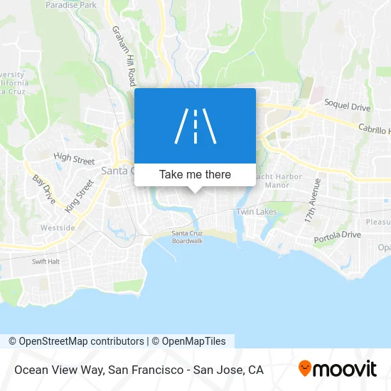 Ocean View Way map