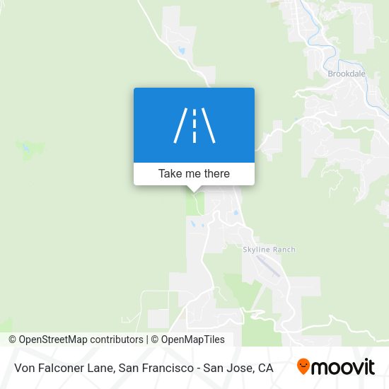 Von Falconer Lane map