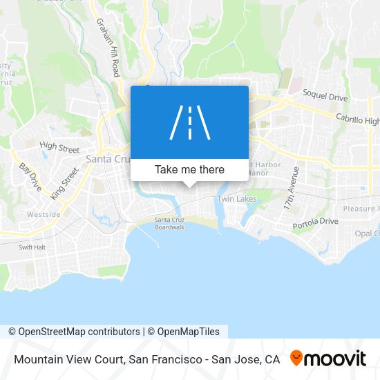 Mountain View Court map
