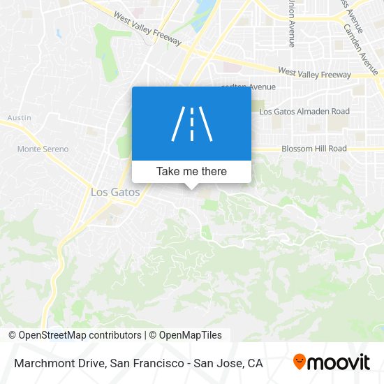Mapa de Marchmont Drive