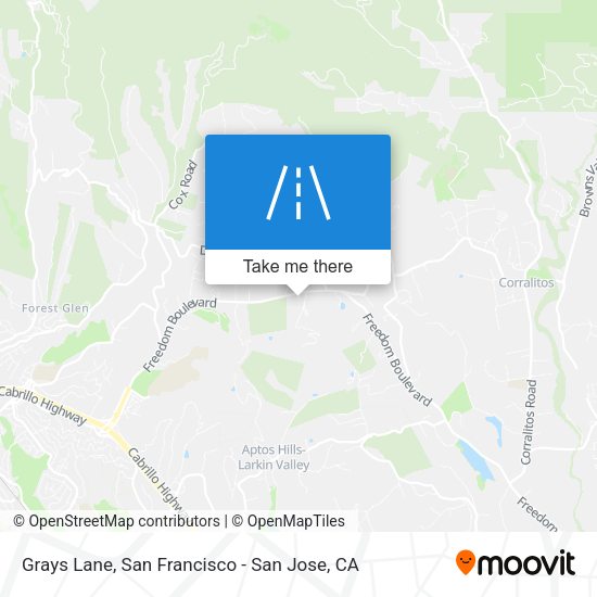 Mapa de Grays Lane