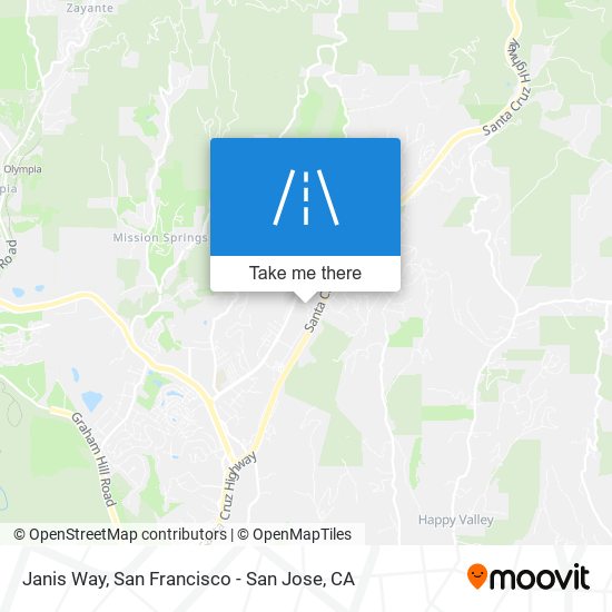 Janis Way map