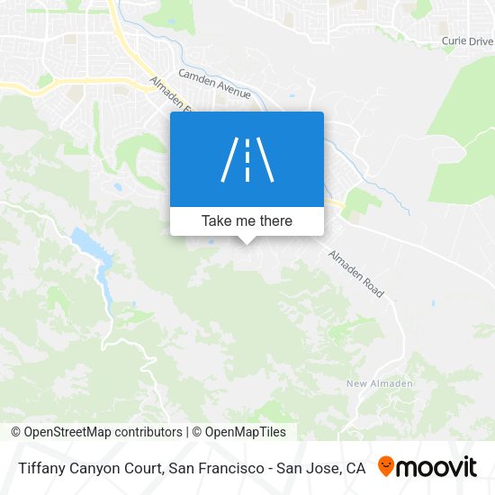 Mapa de Tiffany Canyon Court