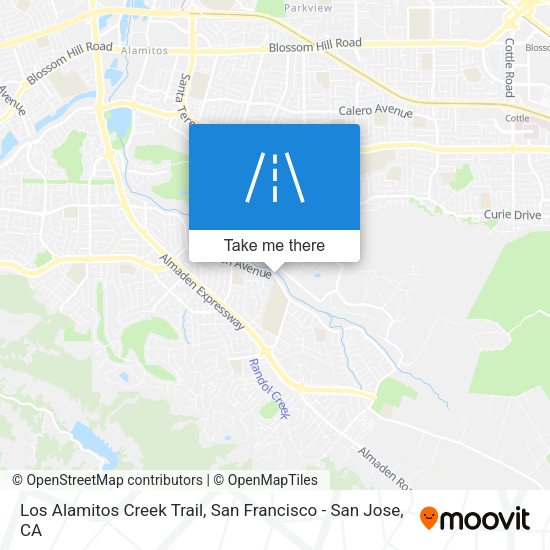 Mapa de Los Alamitos Creek Trail