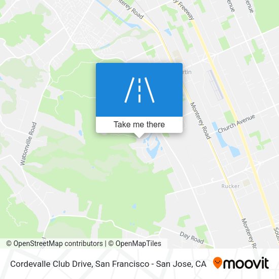 Mapa de Cordevalle Club Drive