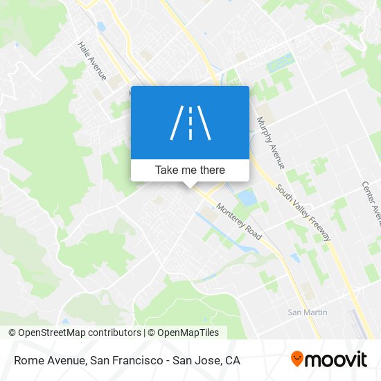 Rome Avenue map