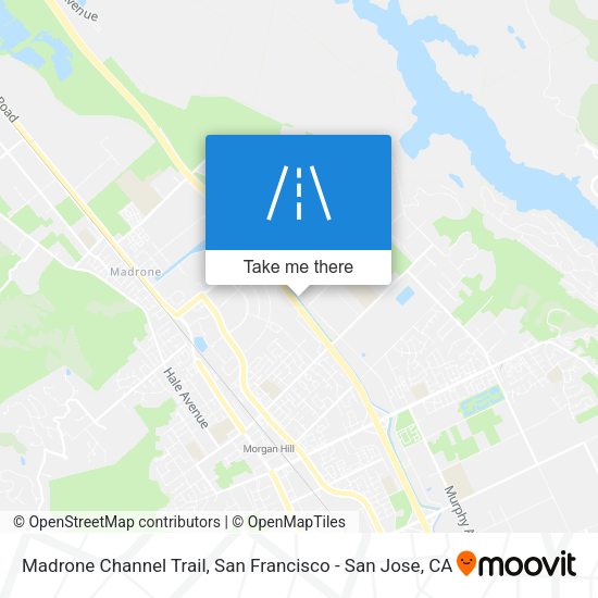 Madrone Channel Trail map