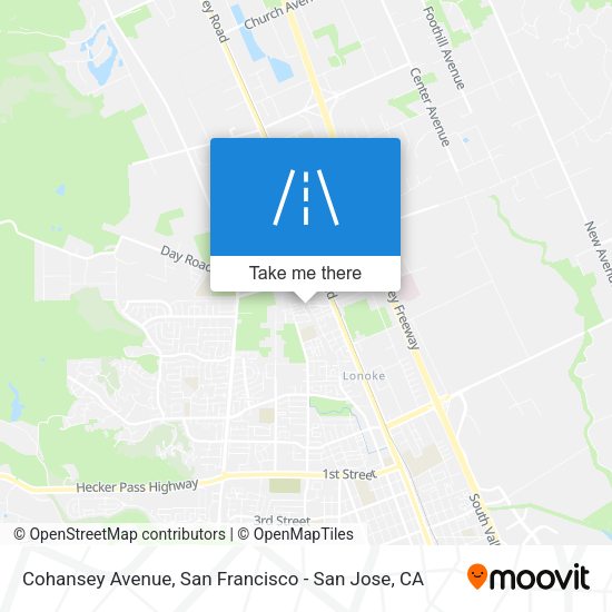 Mapa de Cohansey Avenue