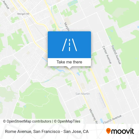 Rome Avenue map