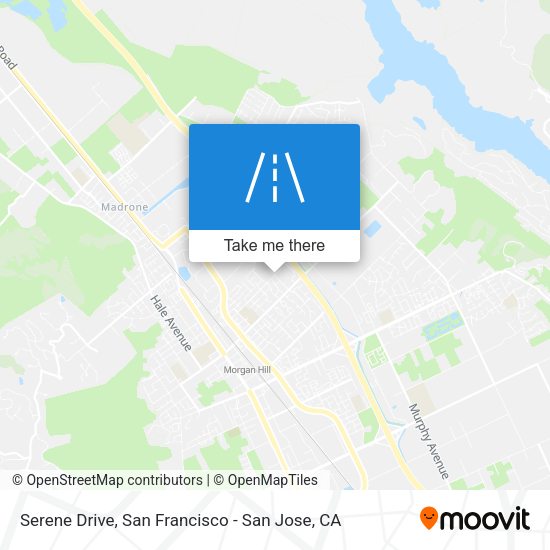 Mapa de Serene Drive