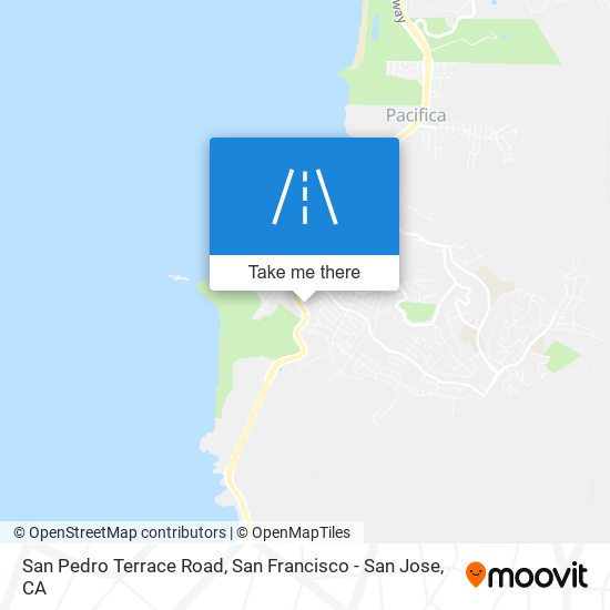 Mapa de San Pedro Terrace Road