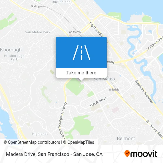 Madera Drive map