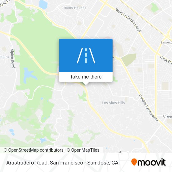Mapa de Arastradero Road