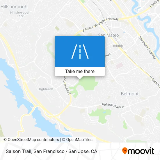 Salson Trail map