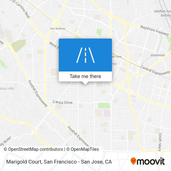 Mapa de Marigold Court