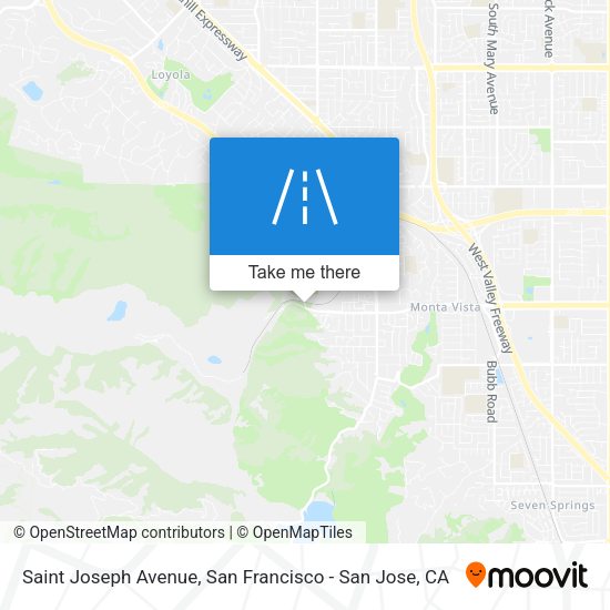 Saint Joseph Avenue map