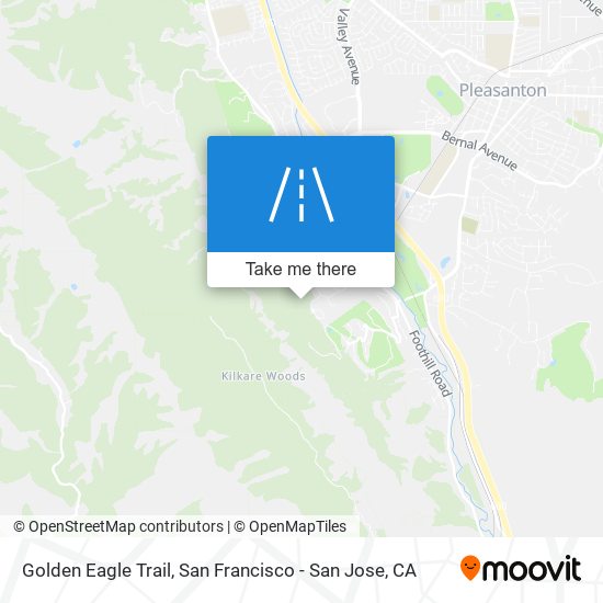 Golden Eagle Trail map