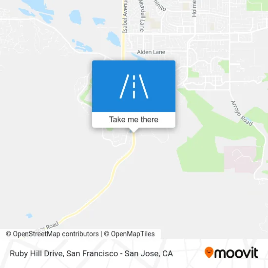 Ruby Hill Drive map
