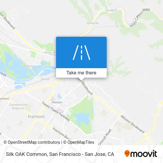 Mapa de Silk OAK Common