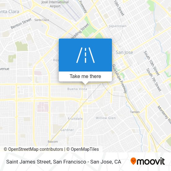 Saint James Street map