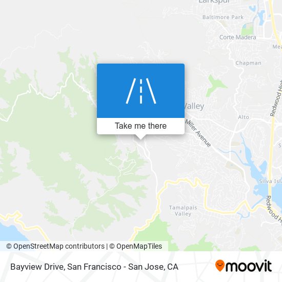 Mapa de Bayview Drive