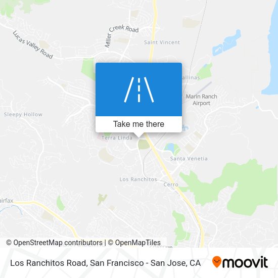 Los Ranchitos Road map