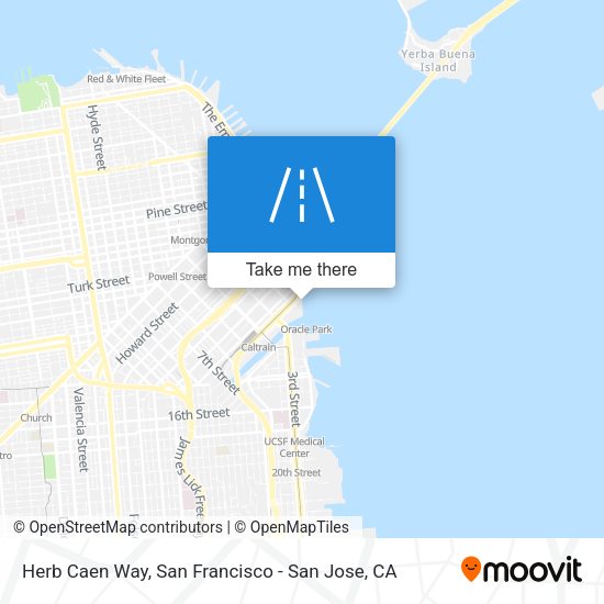 Mapa de Herb Caen Way
