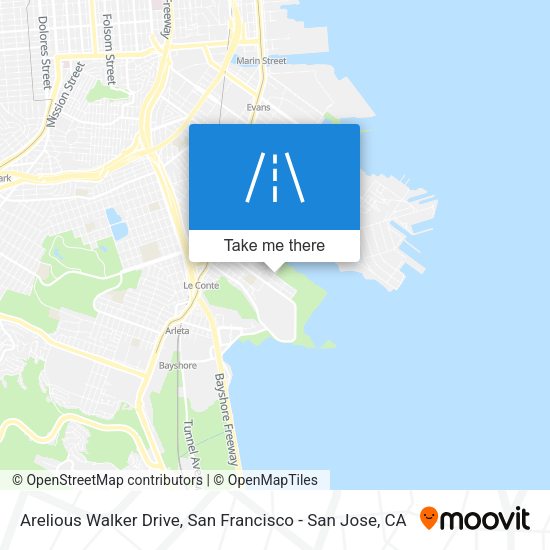 Arelious Walker Drive map
