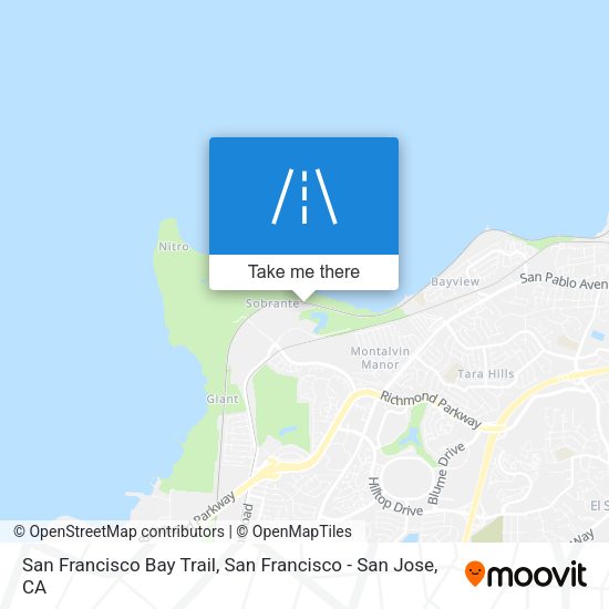 San Francisco Bay Trail map