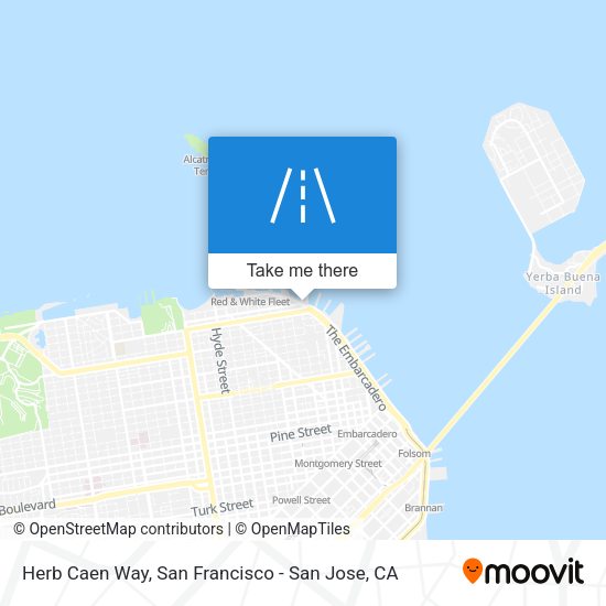 Mapa de Herb Caen Way