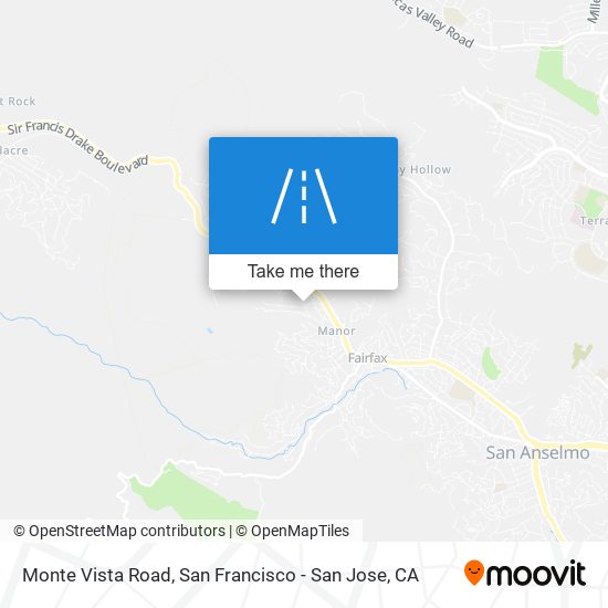 Mapa de Monte Vista Road