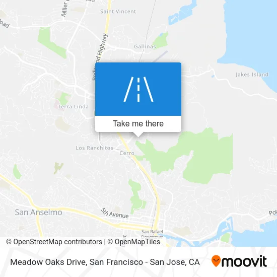 Meadow Oaks Drive map