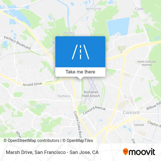 Marsh Drive map