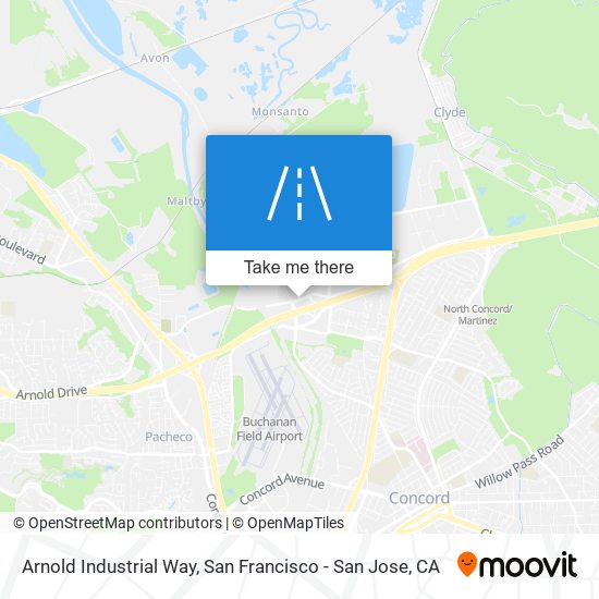 Mapa de Arnold Industrial Way