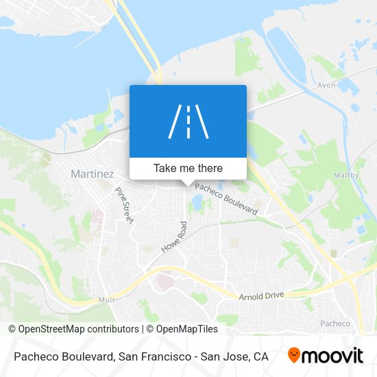 Mapa de Pacheco Boulevard