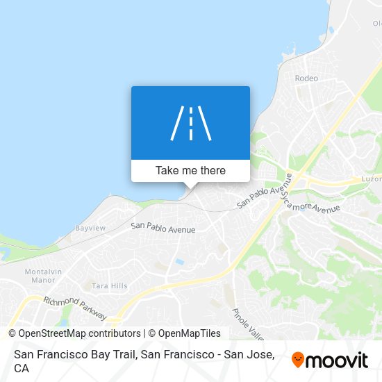 San Francisco Bay Trail map