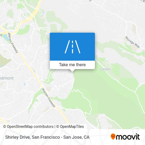 Mapa de Shirley Drive