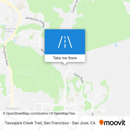 Mapa de Tassajara Creek Trail