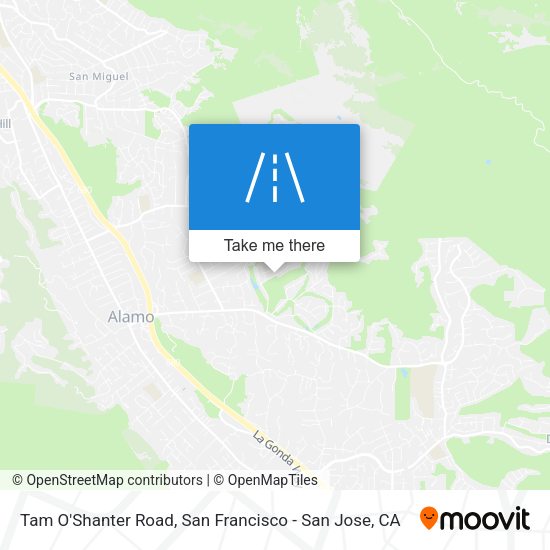 Mapa de Tam O'Shanter Road